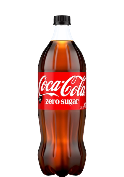 Coca-Cola Zero Sugar bottle packshot